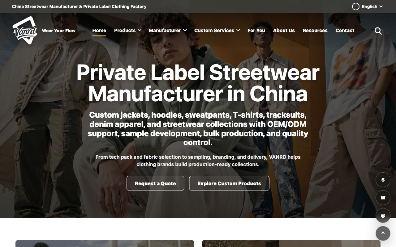 VANRD homepage preview